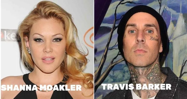 Shanna Moakler with Travis Barker